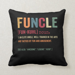 Coussin Funcle Funny Uncle Définition, Magnifique Héros De