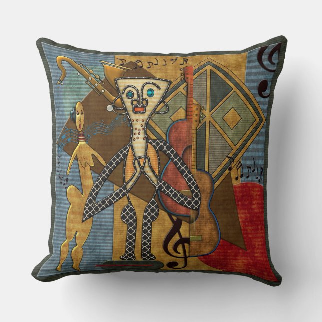Coussin Funky Hot Jazz (Recto)