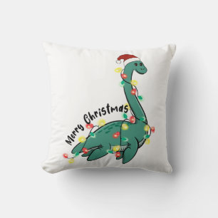 Coussin Funky Joyeux Monster de Lochness Noël
