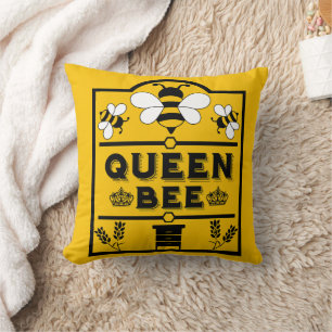 Coussin Funny Apiary Honey Queen Bee