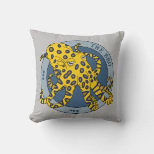 Coussin Funny Australian Blue Ringed Octopus