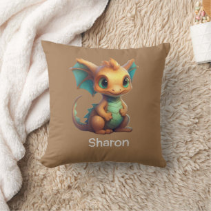 Coussin Funny Baby Dragon chinois Nouvel An