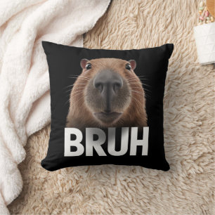 Coussin Funny Capybara Bruh