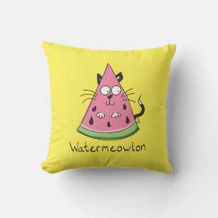 Coussin Funny Chat Watermelon mignon Kids