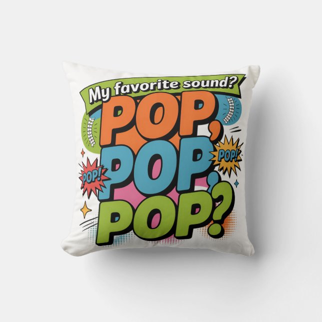 Coussin Funny Chiropractor Pop Sound Cadeau (Recto)
