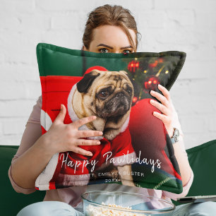 Coussin Funny Christmas Chien Chien Chien Chien Chien Pupp