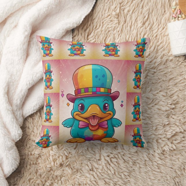 Coussin Funny Clown Platypus Imprimer (Couverture)