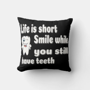 Coussin Funny Dental Quote