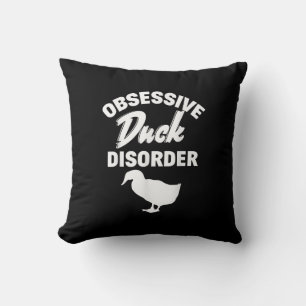Coussin Funny Duck Hunting Odd Obsessive Duck Disorder