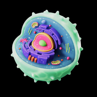 Coussin Funny Germ Cartoon Pillow | Cute Bacteria pillow