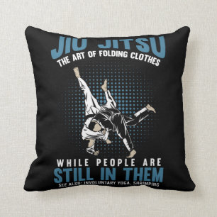 Coussin Funny Jiu Jitsu Combattants BJJ Humour d'entraînem