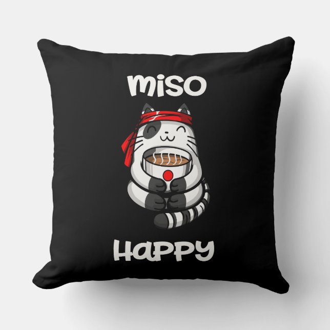 Coussin Funny Miso Happy (Recto)