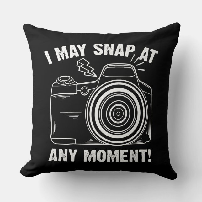Coussin Funny Photographe Venin For Men Women Cool Photogr (Recto)