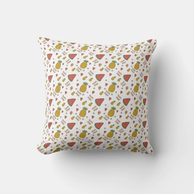 Coussin funny pineapp (Recto)