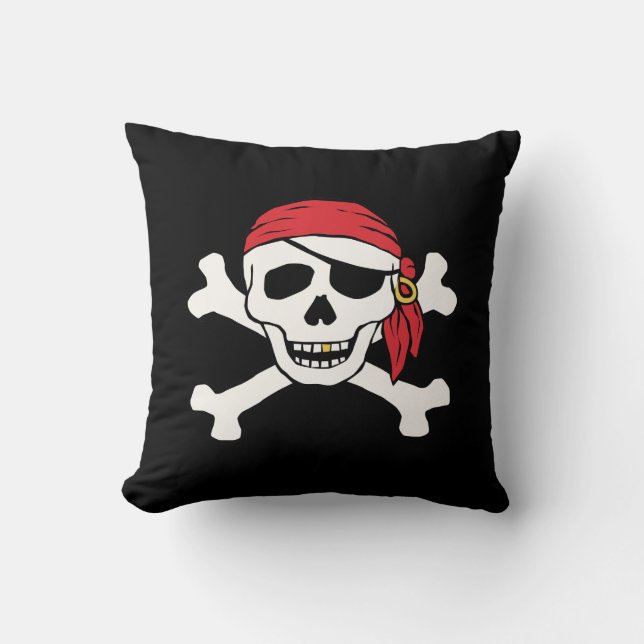 Coussin Funny Pirate (Recto)