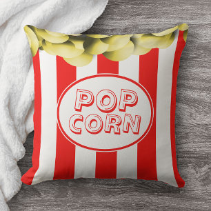 Coussin Funny Popcorn Box Movie Thème