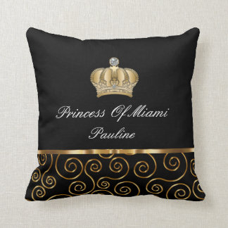 Coussin Funny Royal Monarch Princess Crown