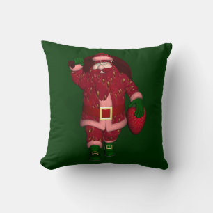 Coussin Funny Santa Claus Fraise Farmer