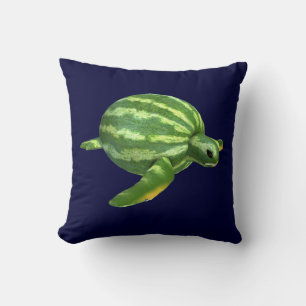 Coussin Funny Watermelon Seaturtle