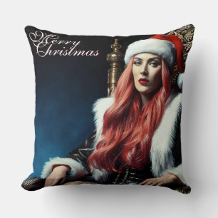 Coussin Fur & Leather Diva – Joyeux Noël