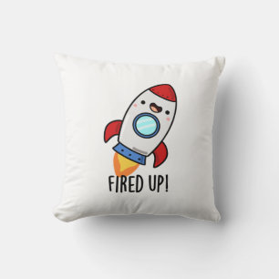Coussin Furée Funny Rocket Pun