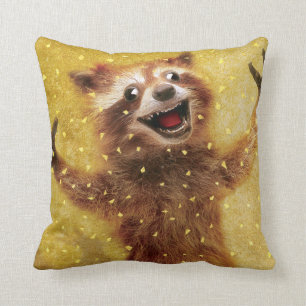 Coussin Furieux heureux d'être blotti avec