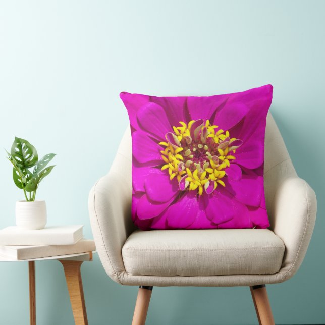 Coussin Fuschia Bloom (Chaise)