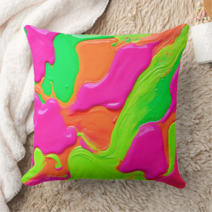 Coussin Fusion de Couleurs Vives