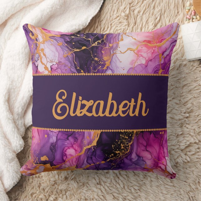 Coussin Fusion d'encre vive (Couverture)