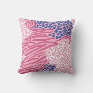 Coussin Fusion Poster de animal rose