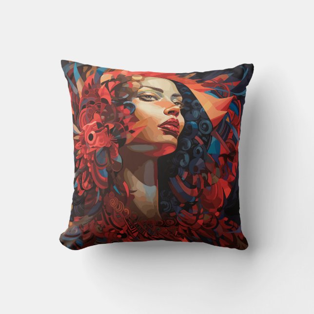 Coussin Fusion surréaliste (Recto)