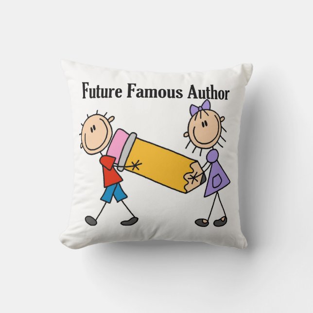 Coussin Futur auteur célèbre (Recto)