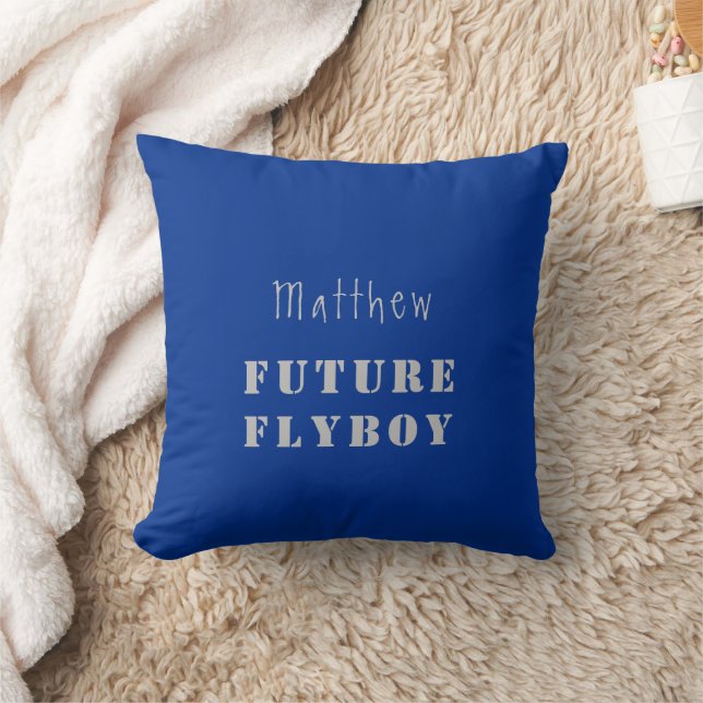 Coussin Futur Flyboy Militaire Personnalisé (Couverture)