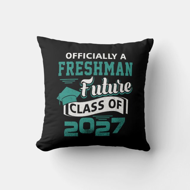 Coussin Futur Freshman Officiel Classe 2027 Premier Jour D (Recto)