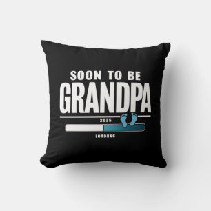 Coussin Futur Grand-Père Homme Prévu 2025 Nouveau Grand-Pè