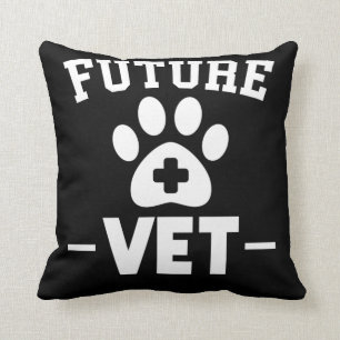 Coussin Futur vétérinaire Étudiant sauveteur animal