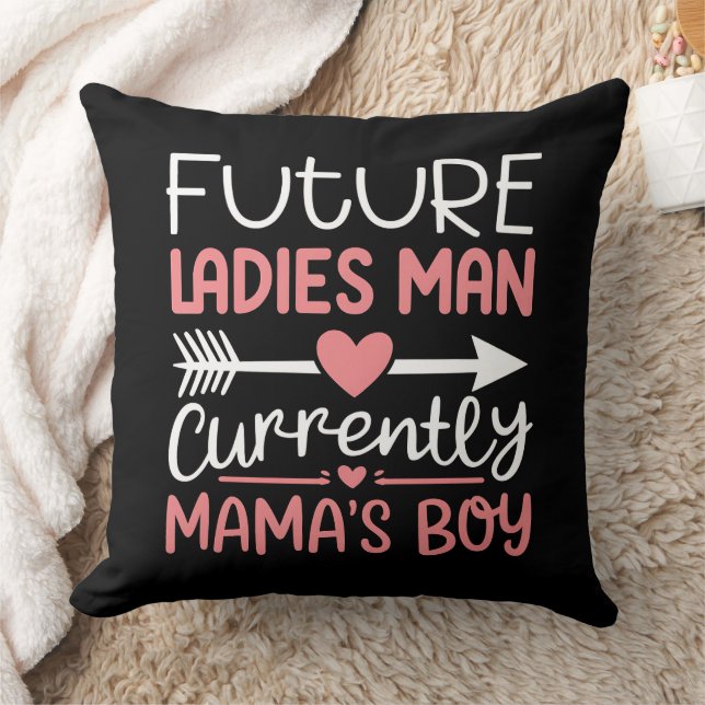 Coussin Future Ladies Main Actuellement le garçon à sa mam (Couverture)