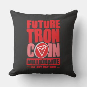 Coussin Future TRON Coin Millionaire