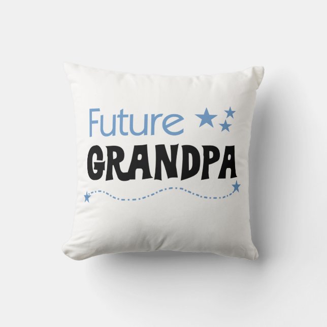 Coussin Futurs tee-shirts et cadeaux grand-pa (Recto)