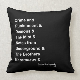 Coussin Fyodor Dostoyevsky