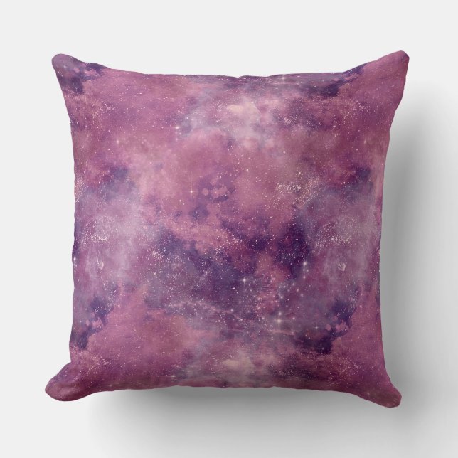 Coussin Galaxie Dusk Rose Série Design 1  (Recto)