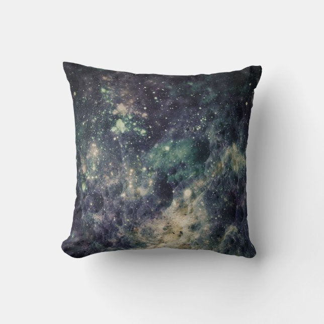Coussin Galaxie Sombre Rock Spatial (Recto)