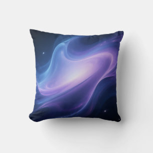 Coussin Galaxie spirale de la nébuleuse cosmique abstraite