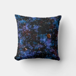Coussin Galaxies colorées, étoiles et planètes