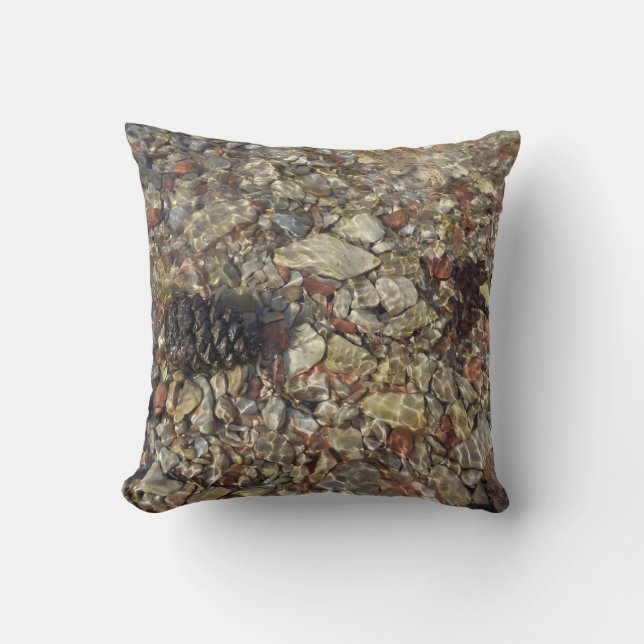 Coussin Galets dans Taylor Creek Nature Photography (Recto)
