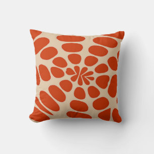 Coussin Galets rouges Abstraits