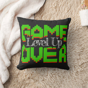 Coussin Game Over, Ressuscitez les jeux vidéo vintage et p