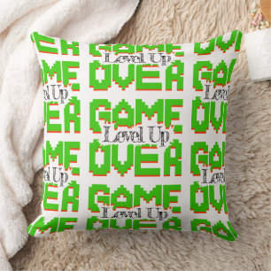 Coussin Game Over : Rétablissez le plaisir à l'ancienne, p