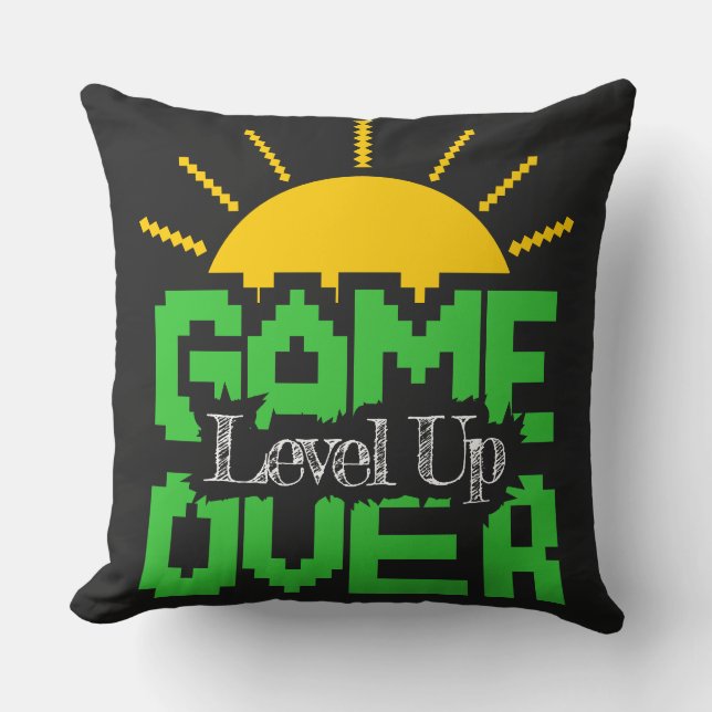 Coussin Game Over: Revive Old Games, Level Up Your Game (Recto)