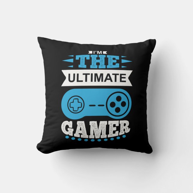 Coussin Gamer Gift Je Suis Le Gamer Ultime (Recto)